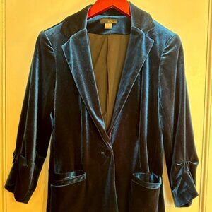 Blue Velvet Blazer